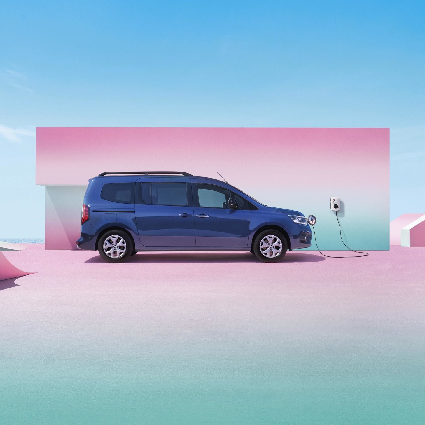 Elektrische Renault Kangoo zijkant