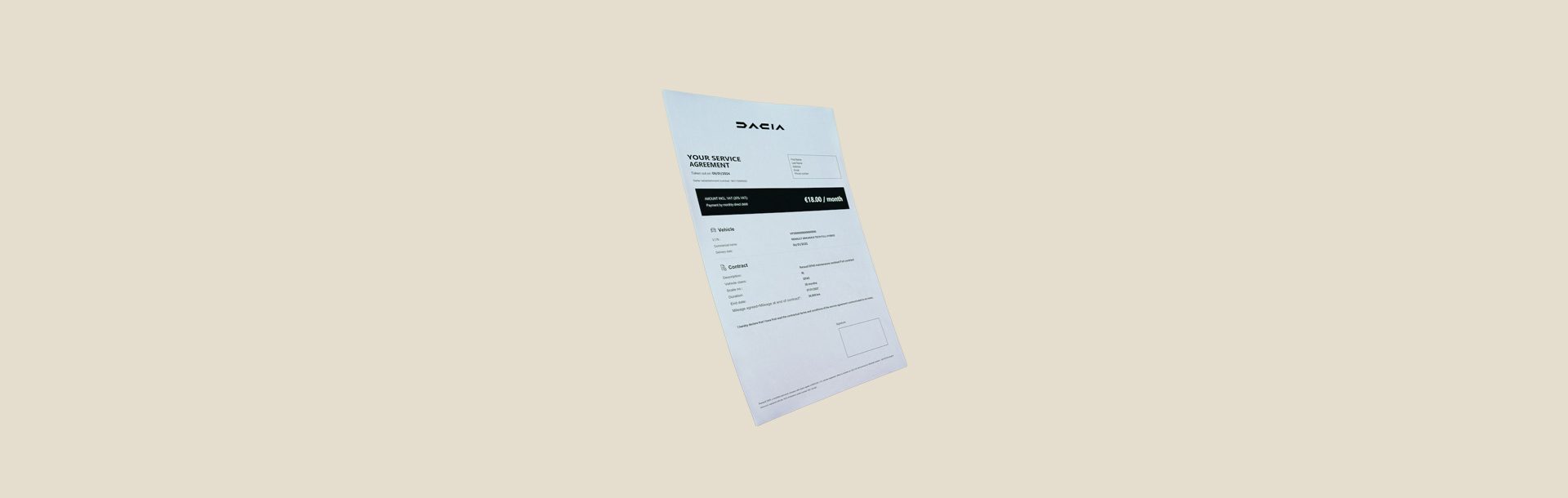 Dacia Onderhoudscontract