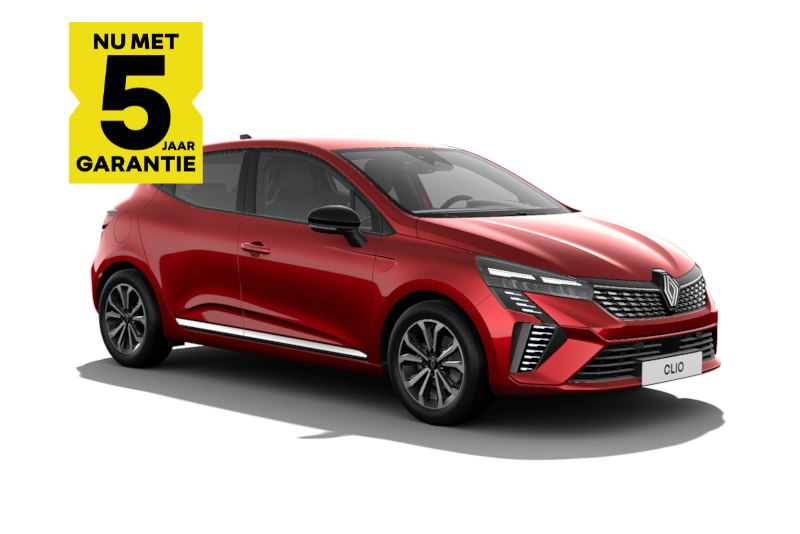 Clio 5 jaar garantie