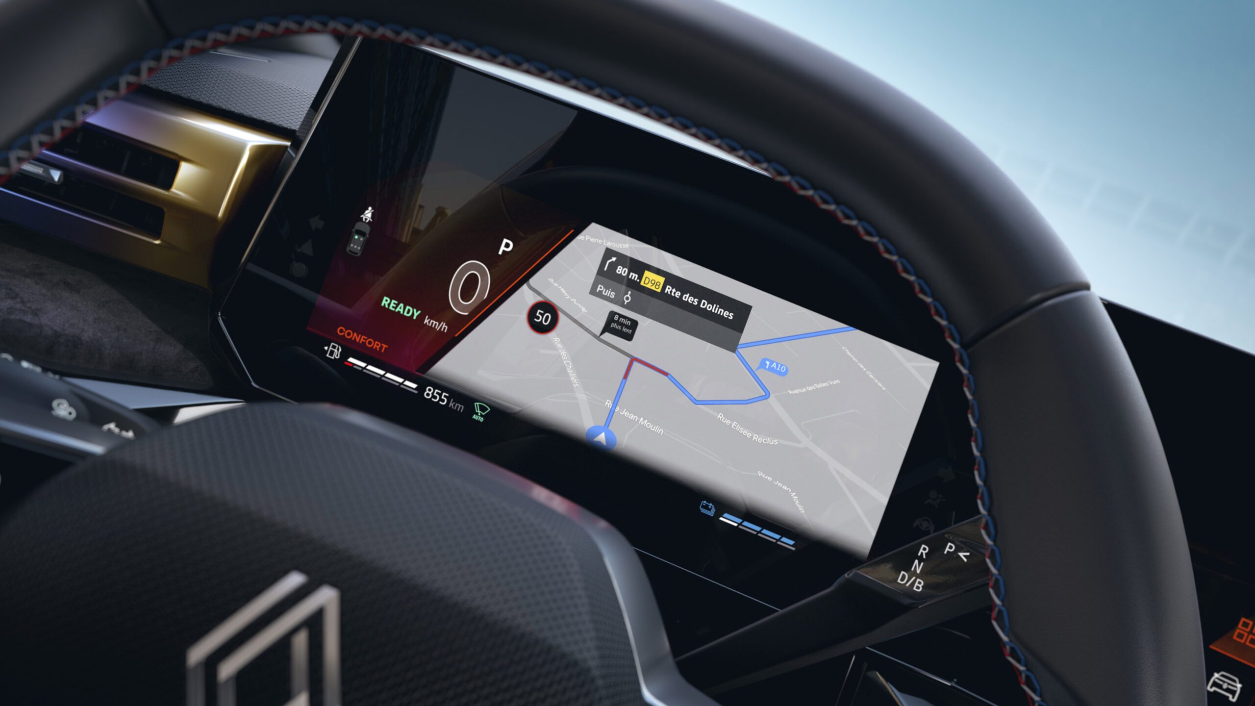 Renault Clio dashboard