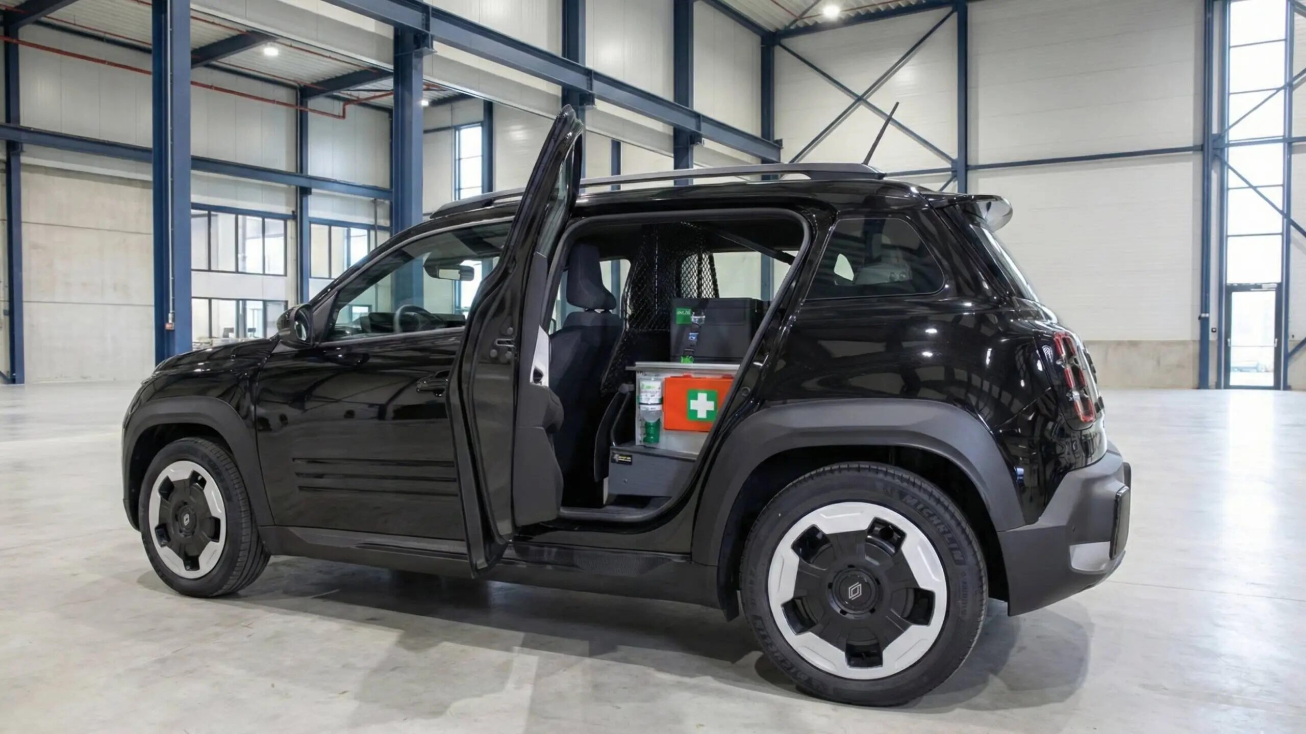 Renault 4 grijs kenteken