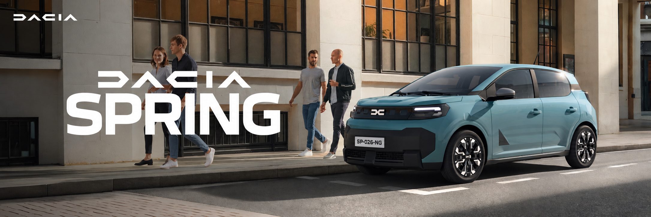Header nieuwe Dacia Spring